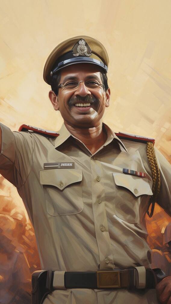 ठाकरे गटातील नेते खाकी वर्दीत...