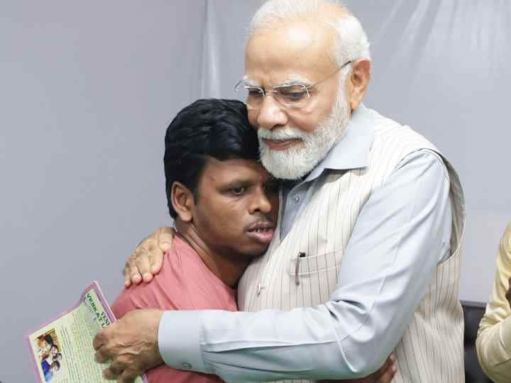 PM Modi meets autistic singer in Warangal, calls him ‘powerhouse of talent’