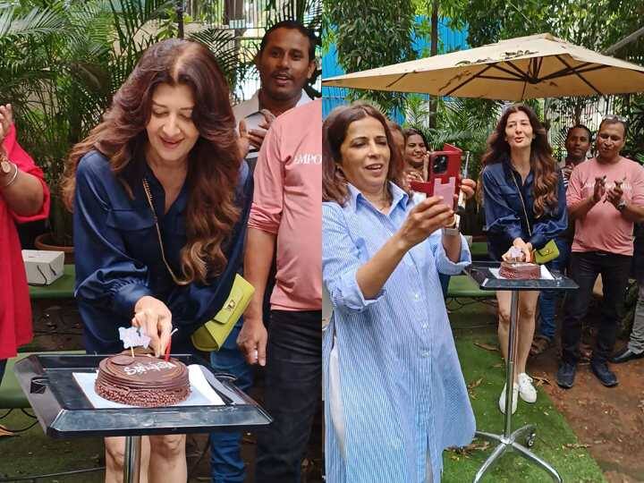 Salman Khan Ex Girlfriend Sangita Bijlani celebrated her birthday with papparazzi and saloon staff Sangita Bijlani ने सादगी के साथ सेलिब्रेट किया अपना बर्थडे,  63 साल की हो गई हैं सलमान खान की एक्स गर्लफ्रेंड