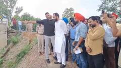 ਗੁਰਮੀਤ ਸਿੰਘ ਮੀਤ ਹੇਅਰ ਨੇ ਘੱਗਰ ਦਰਿਆ ਕੋਲ ਪੁੱਜ ਕੇ ਸੁਰੱਖਿਆ ਦੇ ਪ੍ਰਬੰਧਾਂ ਦਾ ਲਿਆ ਜਾਇਜ਼ਾ, ਕਿਹਾ- ਸਾਰੇ ਪਾਸਿਓਂ...