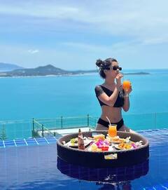 Photos: થાઇલેન્ડમાં ચીલ કરવા પહોંચી નવાઝુદ્દીન સિદ્દીકીની 'વાઇફ', બિકીની પહેરીને બતાવ્યુ બિન્દાસ ફિગર