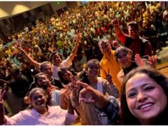 'महाराष्ट्राची हास्यजत्रा' कार्यक्रमाची टीम पोहोचली अमेरिकेला; समीर चौघुलेनं शेअर केला खास व्हिडीओ, म्हणाला, 'समाधान आणि आनंद'