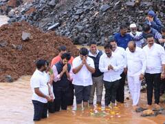 Kolhapur News: थेट पाईपलाईनमुळे कोल्हापूरकरांची स्वप्नपूर्तीकडे वाटचाल, काळ्ळमावाडीत धरणात सतेज पाटलांकडून जलपूजन