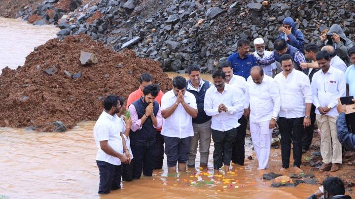 दुसरीकडे, कोल्हापुरात पुईखडीपर्यंतची पाईपलाईन टाकून पूर्ण झाली आहे.