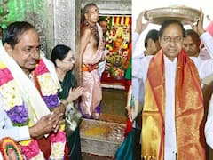 లష్కర్ బోనాల్లో పాల్గొన్న సీఎం కేసీఆర్ దంపతులు- బోనమెత్తిన ఎమ్మెల్సీ కవిత