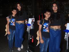 शादी के बाद पहली बार इंडिया लौटीं Dalljiet Kaur, एयरपोर्ट पर इस अंदाज हुईं स्पॉट, बेटे संग दिए पोज