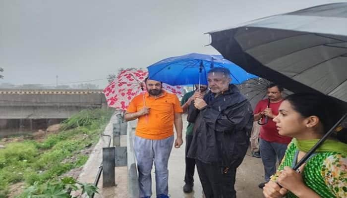 Dr. Balbir Singh took stock of the situation due to heavy rain, visited the big and small river in Patiala ਡਾ. ਬਲਬੀਰ ਸਿੰਘ ਨੇ ਭਾਰੀ ਮੀਂਹ ਕਾਰਨ ਪੈਦਾ ਹੋਈ ਸਥਿਤੀ ਦਾ ਲਿਆ ਜਾਇਜ਼ਾ , ਵੱਡੀ ਤੇ ਛੋਟੀ ਨਦੀ ਦਾ ਕੀਤਾ ਦੌਰਾ