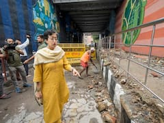 Delhi Minister Atishi Visits Tilak Bridge, ITO Areas To Review Waterlogging Situation After Heavy Rains