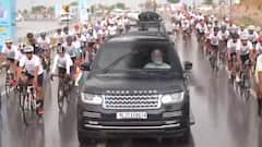 Modi Bikaner Road Show With Cyclists : రాజస్థాన్ లోని బికనీర్ లో ప్రధాని మోదీ రోడ్ షో | ABP Desam