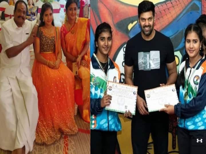 Ethir neechal actress monisha and her sister has made Guinness record Ethirneechal Monisha : கின்னஸ் சாதனை படத்தை எதிர்நீச்சல் நடிகை... இந்த பொண்ணுக்குள்ள இத்தனை திறமைகளா? ரசிகர்கள் பிரமிப்பு