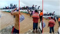 Bus Struck in Himachal Pradesh Floods | వరదల్లో చిక్కుున్న ఆర్టీసీ బస్సు.. ఎలా బయపడ్డారంటే..!| ABP