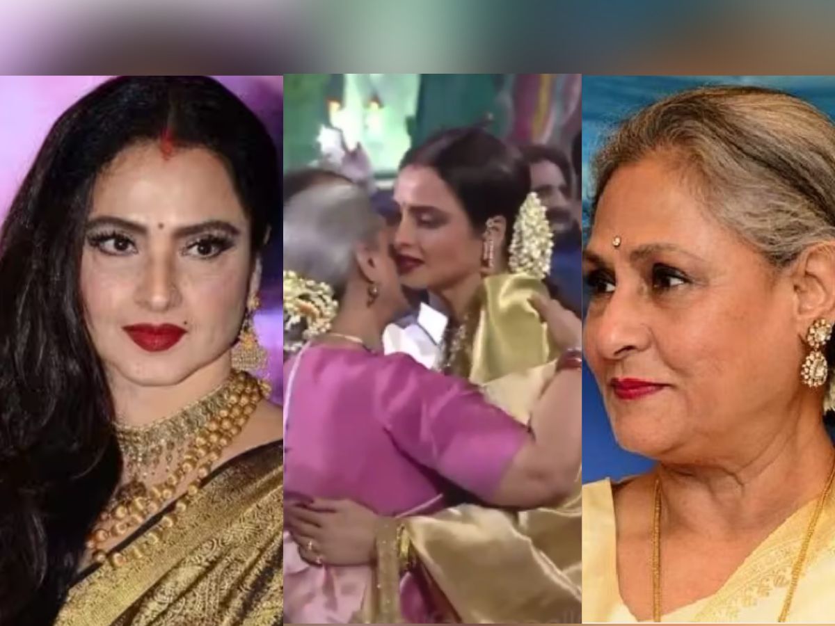 Rekha And Jaya Bachchan Hugged Each Other At An Award Function Video ...