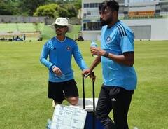 Photos: ટીમ ઇન્ડિયાએ ટેસ્ટ સીરિઝ  માટે ડોમિનિકામાં શરૂ કરી પ્રેક્ટિસ, દ્રવિડ પાસે ટિપ્સ લેતો જોવા મળ્યો જાડેજા