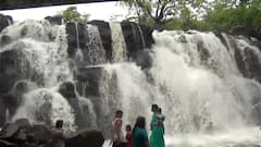 Sindhudurg Savdav Waterfall :  निसर्गरम्य कोकण! सावडाव धबधब्यावर पर्यटकांची रेलचेल
