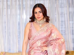 Shraddha Arya Looks Elegant In A Pastel Pink Saree; See Pics