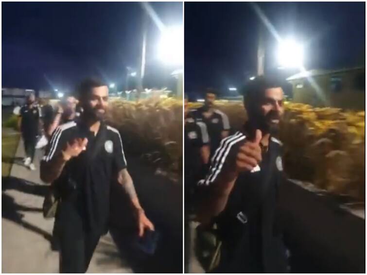 India vs West Indies Virat Kohli Hailed As 'Biggest Name In Team India' By Fan In Dominica Ahead Of IND vs WI 1st Test WATCH: Virat Kohli Hailed As 'Biggest Name In Team India' By Fan In Dominica Ahead Of IND vs WI 1st Test