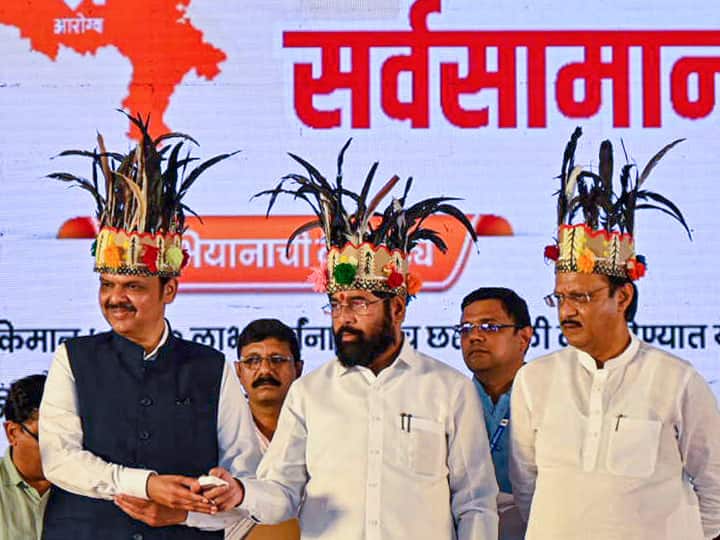 Ajit Pawar and Devendra Fadnavis met CM Eknath Shinde late at night has cabinet expansion resolved Maharashtra Politics: देर रात सीएम शिंदे से मिले अजित पवार और देवेंद्र फड़णवीस, क्या सुलझ गई विभाग बंटवारे की गुत्थी?