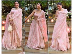 Shraddha Arya Turns Into A 'Pink Fairy' In A Gorgeous Lehenga | SEE PICS
