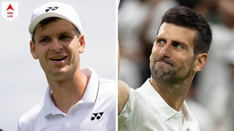 Wimbledon Tennis: Novak Djokovic holds off Hubert Hurkacz to reach Wimbledon quarter finals Novak Djokovic: কার্ফু আর নাছোড় প্রতিপক্ষকে হারিয়ে ২ দিন লড়াইয়ের পর কোয়ার্টার ফাইনালে জকোভিচ