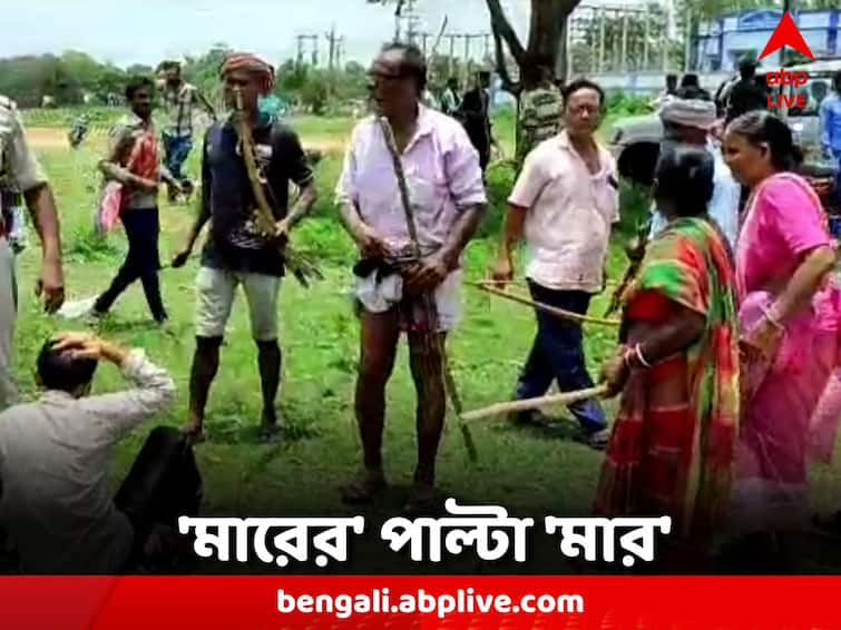 Panchayat Poll 2023 Bhatar Kanksa Khandakosh chaos, allegation attacking on CPM Panchayat Poll 2023: এজেন্টকে তাড়া করার অভিযোগ TMC-র বিরুদ্ধে, পাল্টা তির ধনুক নিয়ে চড়াও CPM