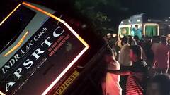 RTC Bus Plunged into Sagar Canal | ప్రకాశం జిల్లాలో ఘోర రోడ్డు ప్రమాదం..కాల్వోలకి దూసుకెళ్లిన బస్సు