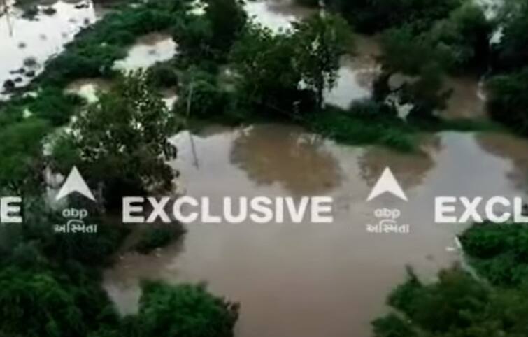 Farms flooded in Aravalli Aravalli: બાયડ પંથકમાં જળબંબાકારથી ખેતરો ફેરવાયા બેટમાં, જુઓ આકાશી નજારો
