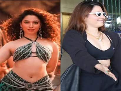 Actress tamanna Dance for kavala song at airport with fan Watch Video :காவாலா பாட்டுக்கு விமான நிலையத்தில் நடனமாடிய தமன்னா ..வீடியோ வைரல்...அதுவும் யாருடன் தெரியுமா?