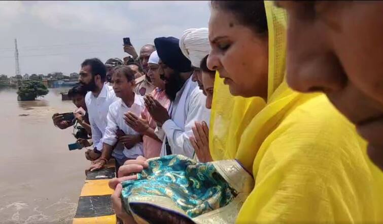 Perneet kaur performed the ritual of offering Nath Chura ਸਾਂਸਦ ਪ੍ਰਨੀਤ ਕੌਰ ਨੇ ਨੱਥ ਚੂੜਾ ਚੜ੍ਹਾਉਣ ਦੀ ਅਦਾ ਕੀਤੀ ਰਸਮ, ਲੋਕਾਂ ਨੂੰ ਰਾਹਤ ਦਿਵਾਉਣ ਲਈ ਕੀਤੀ ਅਰਦਾਸ