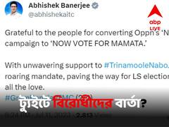 'বিরোধীদের নো ভোট টু মমতা প্রচার এখন নাউ ভোট ফর মমতা', ট্যুইটে কটাক্ষ অভিষেকের