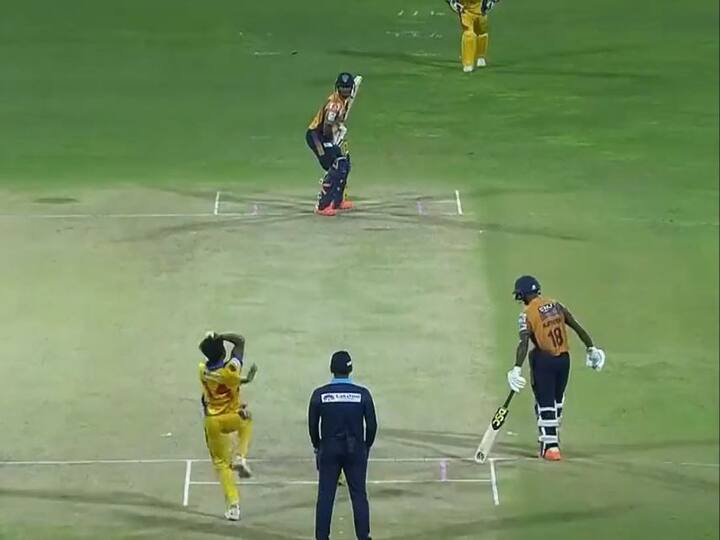TNPL 2023 Qualifier 2: Nellai Royal Kings' Batters Smash 33 Runs In Penultimate Over To Beat Dindigul Dragons TNPL 2023 Qualifier 2: Nellai Royal Kings' Batters Smash 33 Runs In Penultimate Over To Beat Dindigul Dragons- WATCH VIDEO