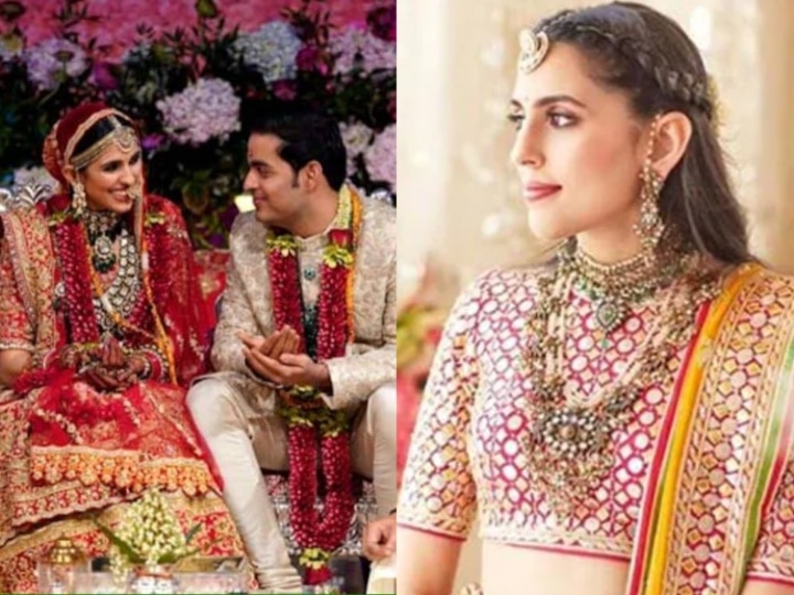 Shloka Mehta's Sangeet Outfit Had Her And Akash's Love Story Embellished On  It With 50,000 Crystals | Father of the bride attire, Sangeet outfit,  Indian bridal outfits