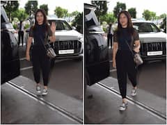 Bhumi Pednekar का एयरपोर्ट पर ब्लैक आउटफिट में दिखा स्टाइलिश अंदाज, एक्ट्रेस के ड्रेस से मैचिंग बैग ने खींचा ध्यान