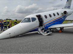 Private Aircraft Makes Emergency Landing At Bengaluru's HAL Airport After Landing Gear Failure