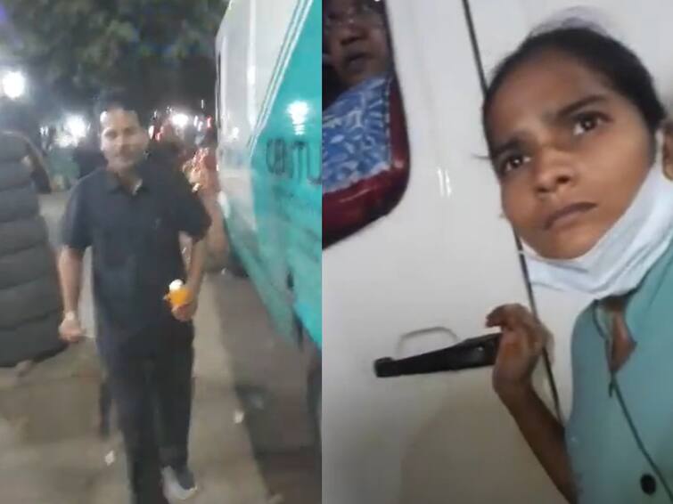 Hyderabad private hospital Employees who went in an ambulance with sirens to eat Mirchi Bajji Watch Video: சூடா மிளகாய் பஜ்ஜி மிஸ் ஆகிரும்.. சிக்னலில் வேகமாக சென்ற ஆம்புலன்ஸ்.. காவலரின் அதிரடி ஆக்‌ஷன்!