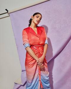 Kubbra Sait Looks Stunning In A Multicoloured Dress; See Pics