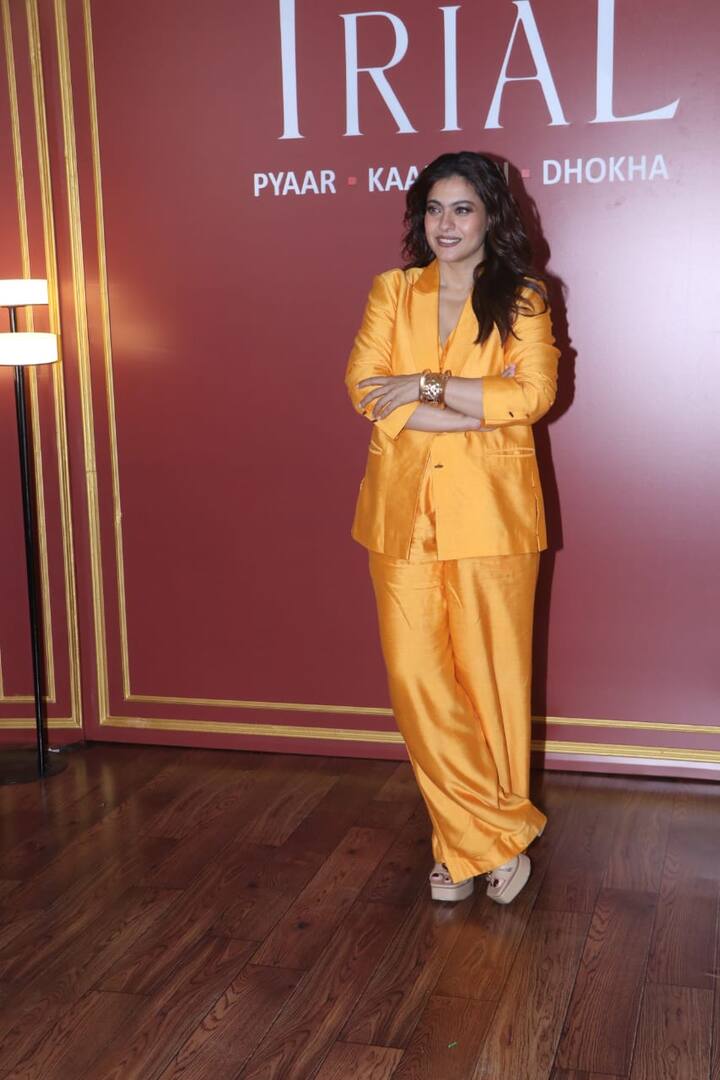 आज काजोल अपनी आने वाली सीरीज द ट्रायल का प्रमोशन कर रही हैं. ये 12 जुलाई को रिलीज होने जा रही है.