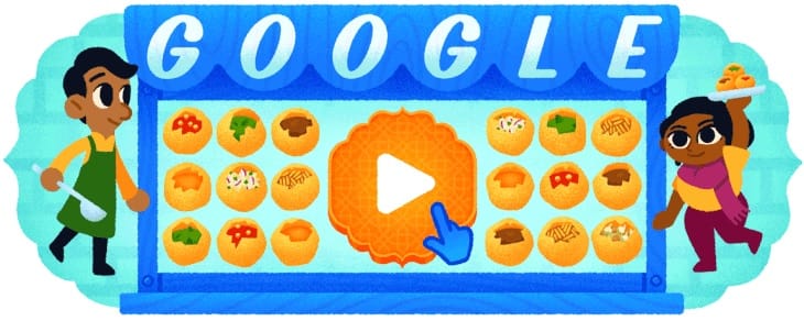 Google Doodle Pani Puri: google doodle panipuri google made a funny doodle on today google Google Doodle: આજે ગૂગલે પાણીપુરી પર બનાવ્યું મજેદાર ડૂડલ, સાથે યૂઝર્સને આપી રહ્યું છે મજેદાર ટાસ્ક