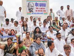 Congress Leaders Observe 'Maun Satyagraha' Across States To Protest Against Rahul Gandhi’s Disqualification. In Pics