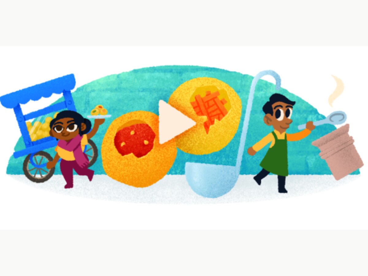 More 'Pani Puri' : Google Doodle celebrates the popular Indian