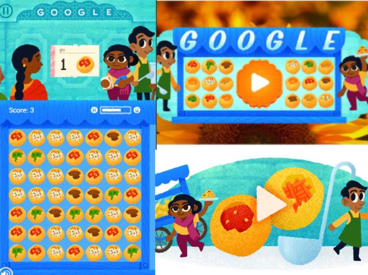 Google Doodle Today Celebrates Popular South Asian street food pani puri Google Doodle: பானி பூரியை கொண்டாடும் கூகுள் டூடுல்; என்ன காரணம்? பானி பூரி கேம் விளையாடலாம் வாங்க!