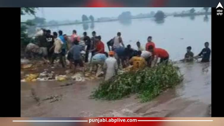 Flood in Punjab: Punjab floods wreak havoc, Ghaggar river dam broken at two places Flood in Punjab: ਪੰਜਾਬ ਹੜ੍ਹਾਂ ਨੇ ਮਚਾਈ ਤਬਾਹੀ, ਘੱਗਰ ਦਰਿਆ ਦਾ ਬੰਨ੍ਹ ਦੋ ਥਾਵਾਂ ਤੋਂ ਟੁੱਟਿਆ