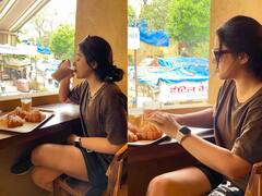 Siddhi Idnani: 'கண்ஜாடையில் உன்னை அறிந்தேனடி..’ காஃபி நிற உடையில் காஃபி ஷாப் சென்ற சித்தி இட்னானி!