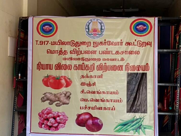 Mayiladuthurai Consumers Cooperative Wholesale Store Stop Sale of Tomatoes TNN Tomatoes: பொதுமக்களுக்கு பயனளிக்காத அரசு தக்காளி விற்பனை - மயிலாடுதுறையில்  ஏமாற்றம்