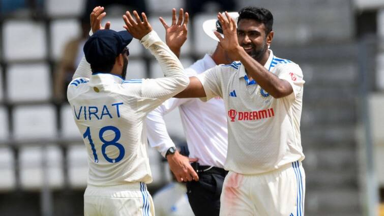 IND vs WI 1st Test: Ravichandran Ashwin surpasses James Anderson with fifer enters elite list IND vs WI 1st Test: অ্যান্ডারসনকে পিছনে ফেলে মুরলী, কুম্বলেদের বিশেষ তালিকায় নাম লেখালেন অশ্বিন