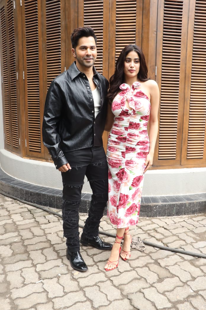 Janhvi Kapoor And Varun Dhawan Don Stylish Looks For 'Bawaal' Promotions