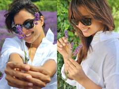 Manju Warrier : ‘பூக்களே சற்று ஓய்வெடுங்கள்..அவள் வந்துவிட்டாள்..’ மலர்களுக்கு நடுவே மலராய் நடிகை மஞ்சு வாரியர்!