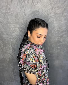 Shruti Haasan Looks Chic In A Multi-Coloured Printed Dress | See PICS