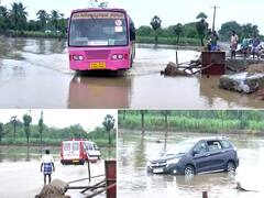 விழுப்புரத்தில் வெளுத்து வாங்கிய கனமழை... நீரில் மூழ்கிய சாலைகள்: கடும் போக்குவரத்து பதிப்பு...