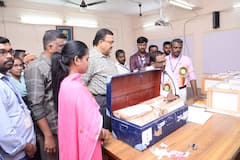 Tenkasi Recounting: Postal Vote Counting Underway — See Pics