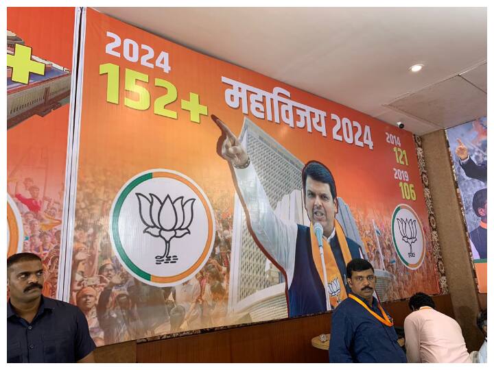 BJP claims to win more than 152 seats in Maharashtra Pankaja Munde also seen in the poster BJP Meeting Maharashtra BJP Meeting: महाराष्ट्र में बीजेपी ने किया 152 से ज्यादा सीटें जीतने का दावा, पोस्टर में पंकजा मुंडे भी आईं नजर
